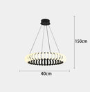 Axyaa Modern Home Decor LED Pendant Chandeliers for Living and Dining Room