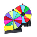 Axyaa Acrylic Spin Wheel Board Game - Editable Color Roulette Spinner