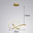 Modern LED Chandeliers for Dining Room by Axyaa - Pendant Lamp Indoor Lighting