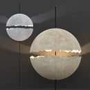 Axyaa Moon Pendant Lamp: High-end Italian Design for Living Room, Restaurant, Hotel