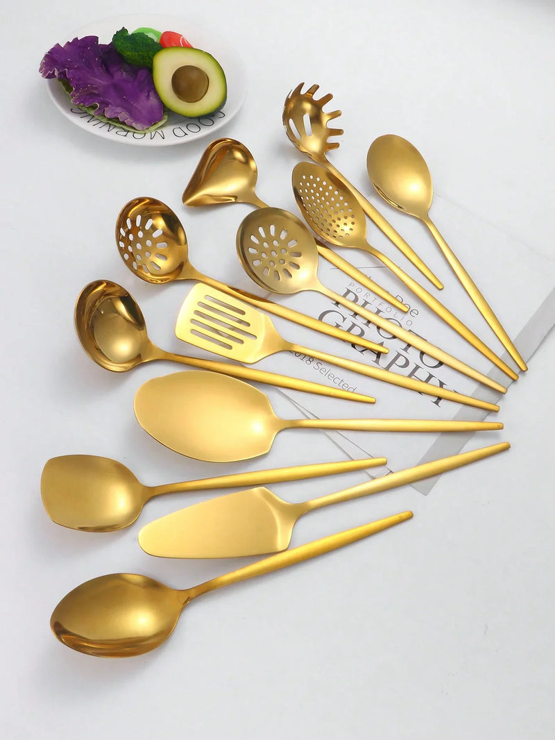 Axyaa Stainless Steel Tableware Set for Hotels, Restaurants, Parties, and Buffets