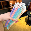 Axyaa Panda Meal Chopsticks Set - Multicolored Alloy Sushi Chopstick Pairings