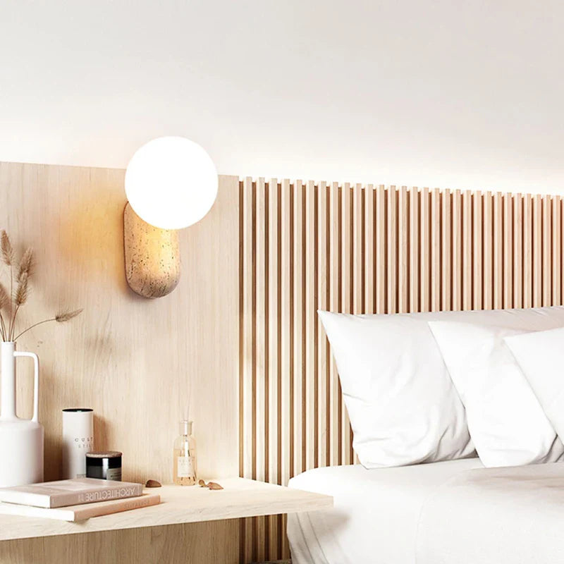 Axyaa Nordic LED Wall Sconce for Bedroom, Staircase, Bathroom - Minimalist Japanese Design