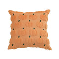 Axyaa Plush Pumpkin Orange Throw Pillow Cover Halloween Decor