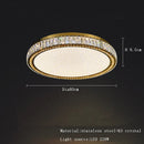 Axyaa Modern Crystal Ceiling Chandelier Dimmable Lighting Fixture