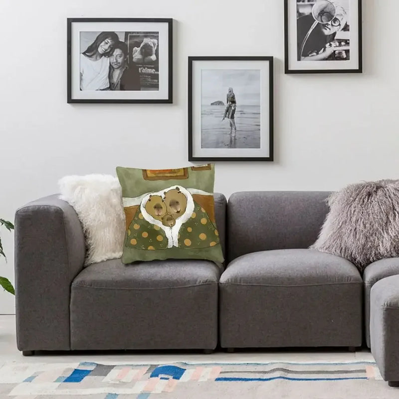 Nordic Print Cushion Cover 40x40cm by Axyaa for Car and Sofa Pillows