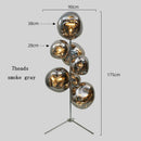 Axyaa Minimalist LED Floor Lamp with Remote Control Dimming for Living Room, Bedroom, Study