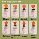 Axyaa Stainless Steel Biscuit & Vegetable Cutter Set - Push Type, Multiple Shapes