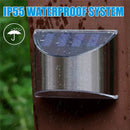 Axyaa Solar Wall Lights - Waterproof Outdoor Security Lighting for Garden Pathway