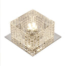 Axyaa LED Crystal Ceiling Light: Modern Spotlight Fixture for Foyer, Corridor, & KTV Bars