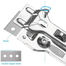Axyaa Stainless Steel Cleaning Scraper - Multi-Surface Hand Tool