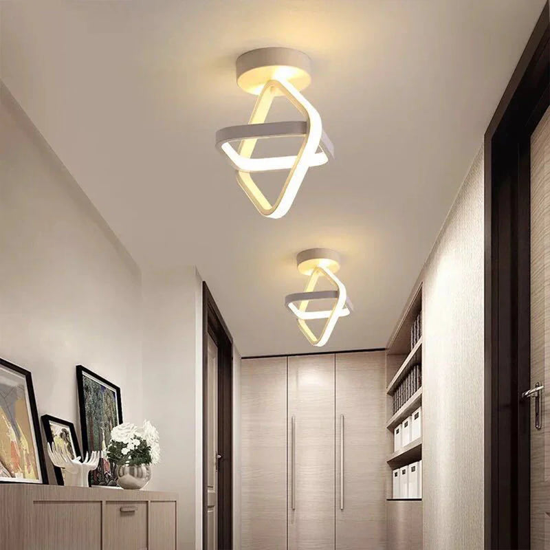 Nordic Black&White LED Ceiling Light by Axya for Living Room, Bedroom, Hallway & Balcony