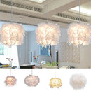 Axyaa Nordic Bird's Nest Feather Chandelier for Modern Living Room Bedroom Decor