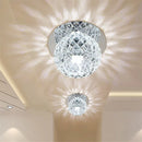 Axyaa LED Crystal Ceiling Light: Modern Spotlight Fixture for Foyer, Corridor, & KTV Bars