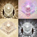 Axyaa LED Crystal Ceiling Light: Modern Spotlight Fixture for Foyer, Corridor, & KTV Bars