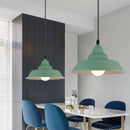 Axyaa Retro Industrial Metal Pendant Lamp for Warehouse Loft Aisle Entrance