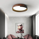 Axyaa Modern Wood Grain LED Ceiling Light for Bedroom and Kitchen
