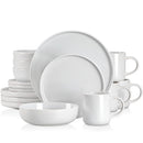 Axyaa Stoneware Set with Sesame Glaze - 16/32 Piece Dinnerware Collection