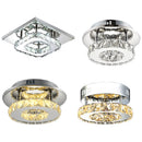 Axyaa Crystal LED Ceiling Lights: Modern Luxury Lighting for Living Room