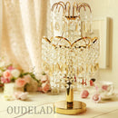 Axyaa Crystal Table Lamps - Elegant Bedroom & Living Room Lighting