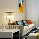 Axyaa Crystal Table Lamp: Modern Luxury LED Lighting Fixture