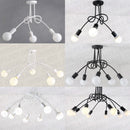Axya Modern Wrought Iron LED Ceiling Light for Living Room Decor
