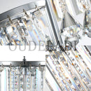 Axyaa Crystal Table Lamp: Modern Luxury LED Lighting Fixture