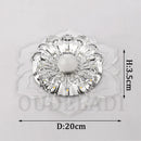Axya LED Crystal Spotlights Embedded Ceiling Lamp for Home Living Room Decor