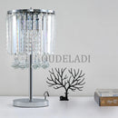 Axyaa Crystal Table Lamp: Modern Luxury LED Lighting Fixture