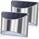 Axyaa Solar Wall Lights - Waterproof Outdoor Security Lighting for Garden Pathway