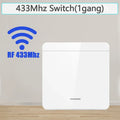 Axyaa Wireless RF433 Module Remote Control Light Switch 1/2/3 Gang Wall Switch