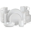 Axyaa Stoneware Set with Sesame Glaze - 16/32 Piece Dinnerware Collection