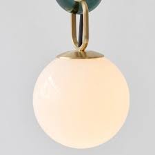 Axya Glass Chain Pendant Light for Restaurant, Clothing Store, and Children's Room