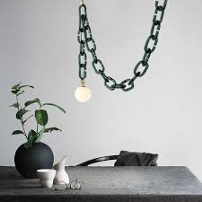 Axya Glass Chain Pendant Light for Restaurant, Clothing Store, and Children's Room